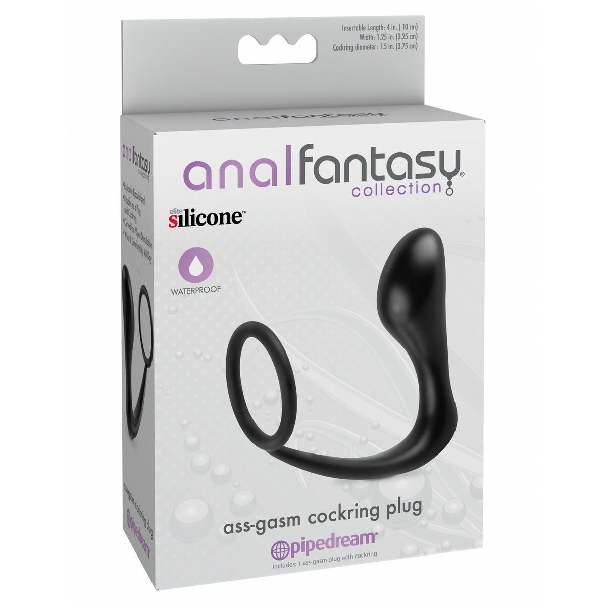 Cock Ring Pipedream Anal Fantasy Collection Black-2