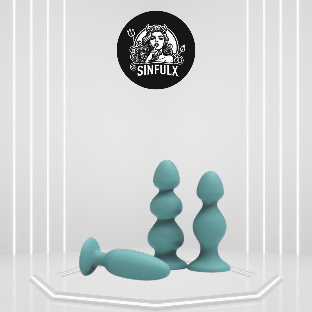 PhantomCharm Weighted Butt Plug Set