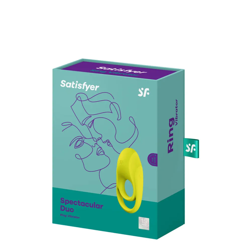 Cock Ring By Satisfyer Duo Yellow-2