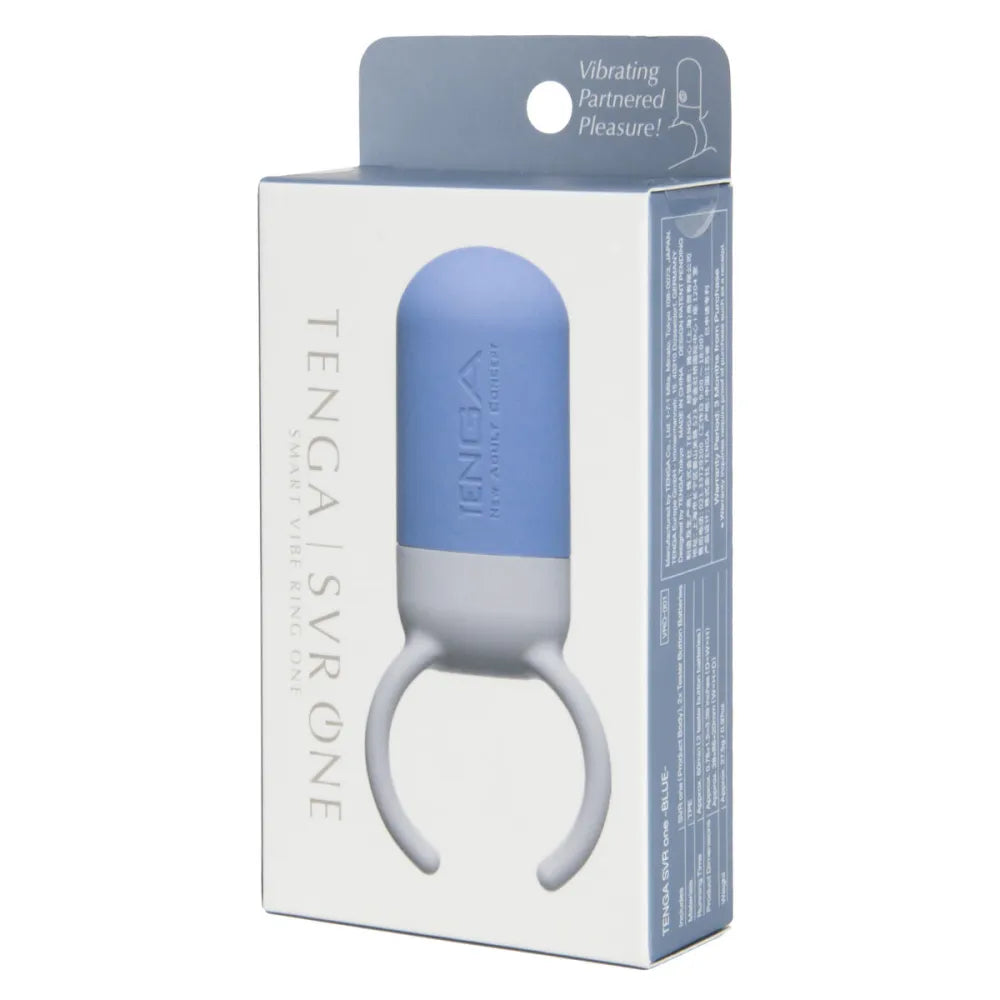 Cock Ring By Tenga Blue Grey-0