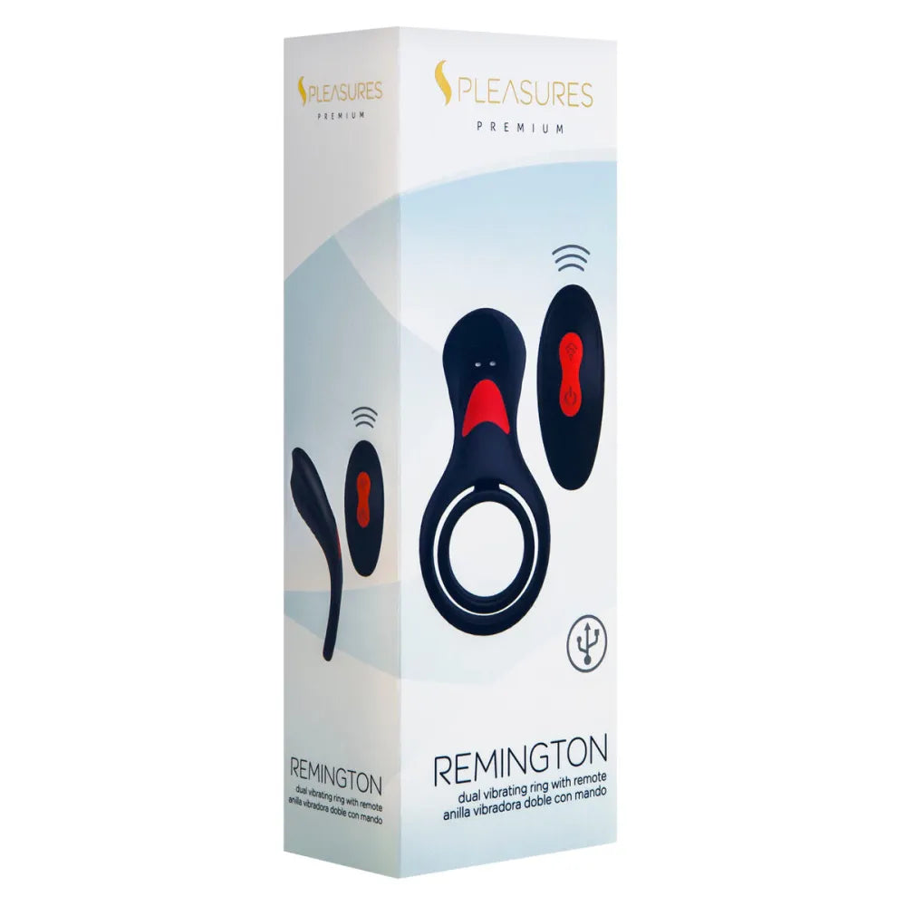 Vibraring Cockring By S Pleasures Black-1