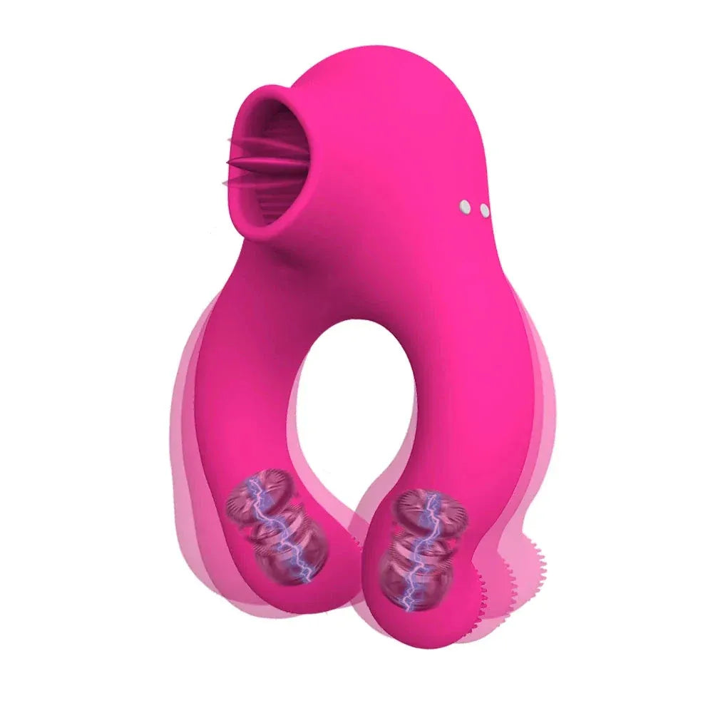 Vibrating Cock Ring for Enhanced Pleasure-0