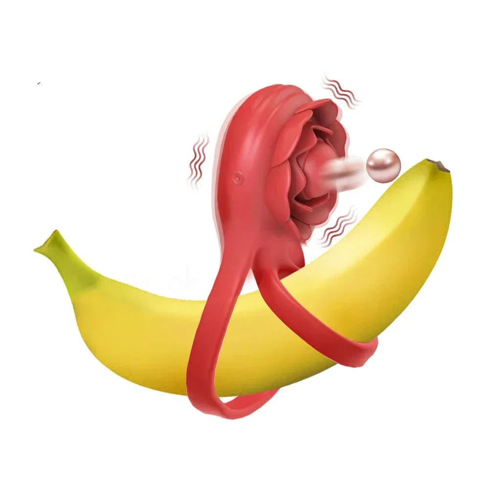 Vibrating Cock Ring for Men Delay Ejaculation Stimulate for Couples