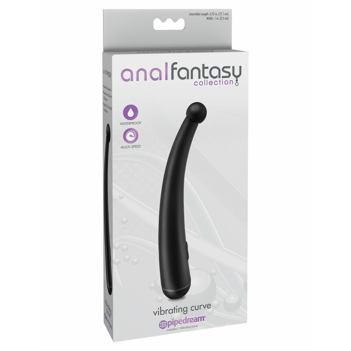 Anal Vibrator Pipedream Anal Fantasy Collection Black-2