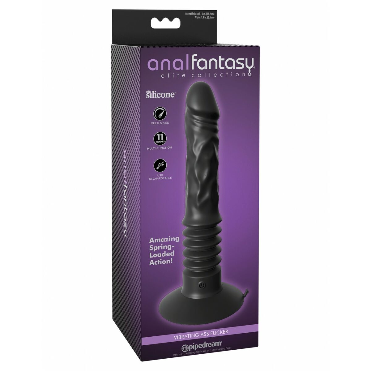 Anal Vibrator Pipedream Anal Fantasy Elite Black-3