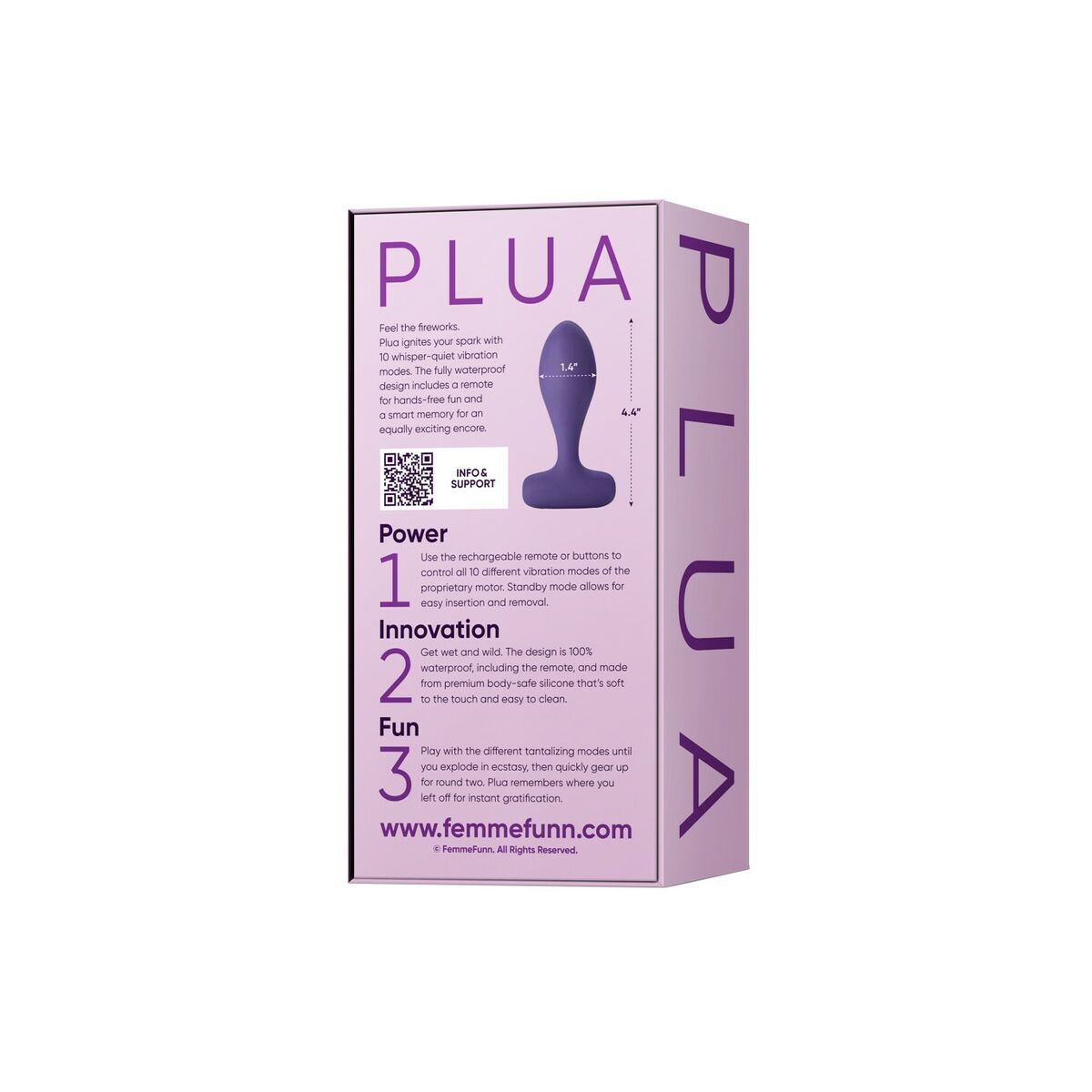 Anal plug FemmeFunn Plua Purple-5