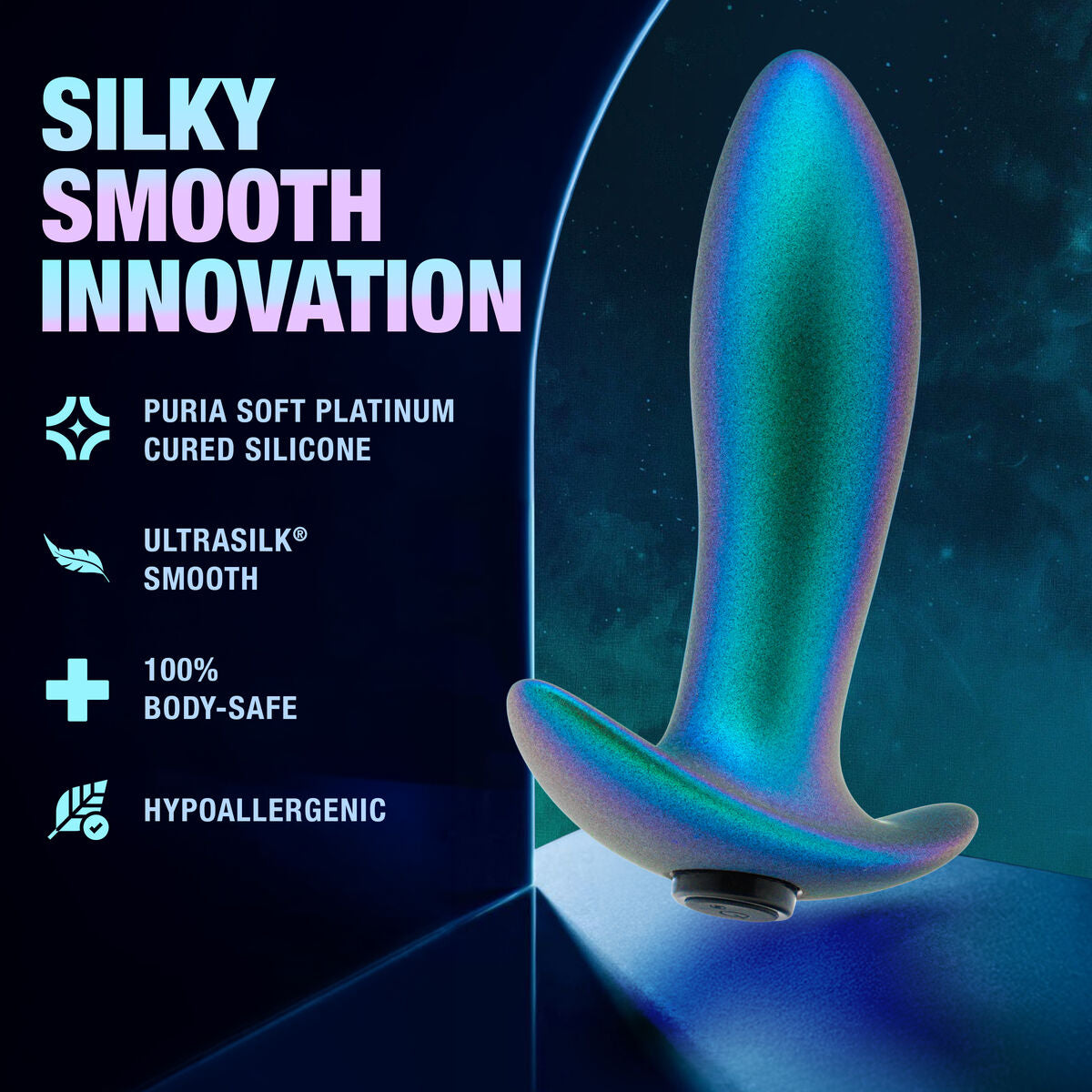 Anal plug Blush Anal Adventures Green (10,8 cm)-3