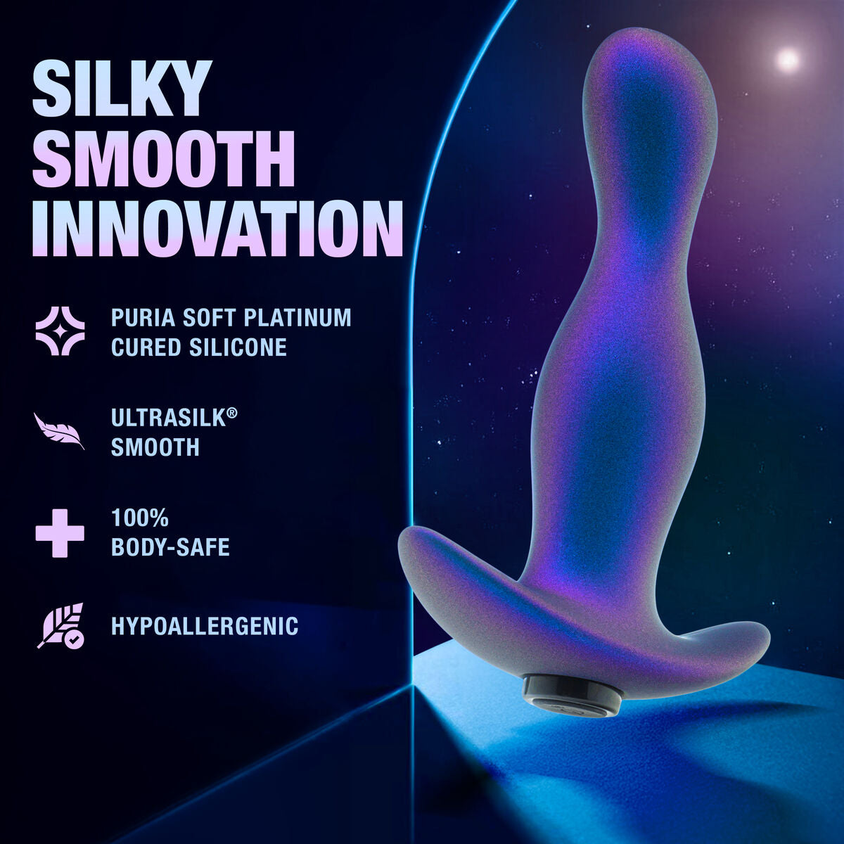 Cassini Anal Vibrator Black Blush Anal Adventures Purple-3