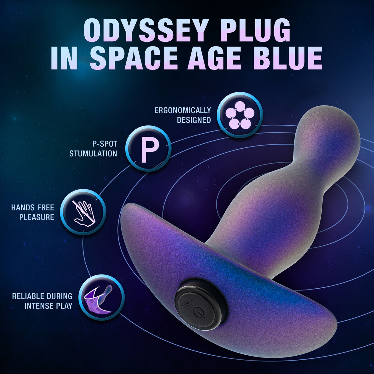 Cassini Anal Vibrator Black Blush Anal Adventures Purple-4