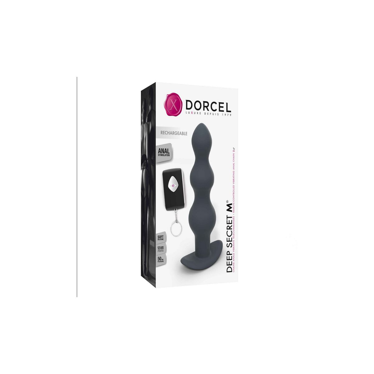 Vibrating Butt Plug Dorcel DOR161 Black-1