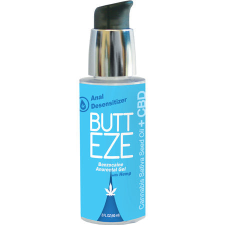 Butt Eze Anal Desensitizing Lubricant with Hemp Seed Oil 2.0 oz bottle-0