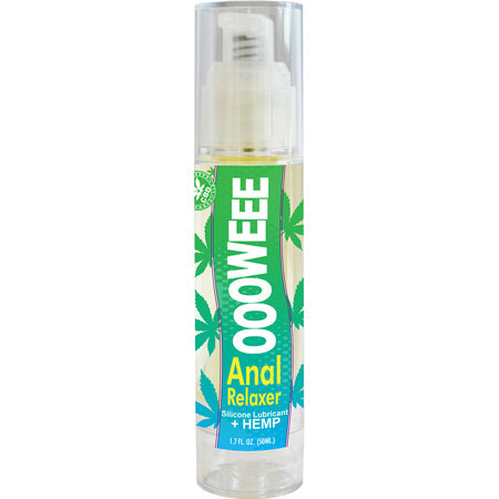 OOOWEE Anal Relaxing Silicone Lubricant with Hemp Seed Oil 1.7 oz bottle-0